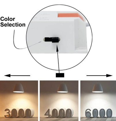 Downlight foco orientable redondo 38w