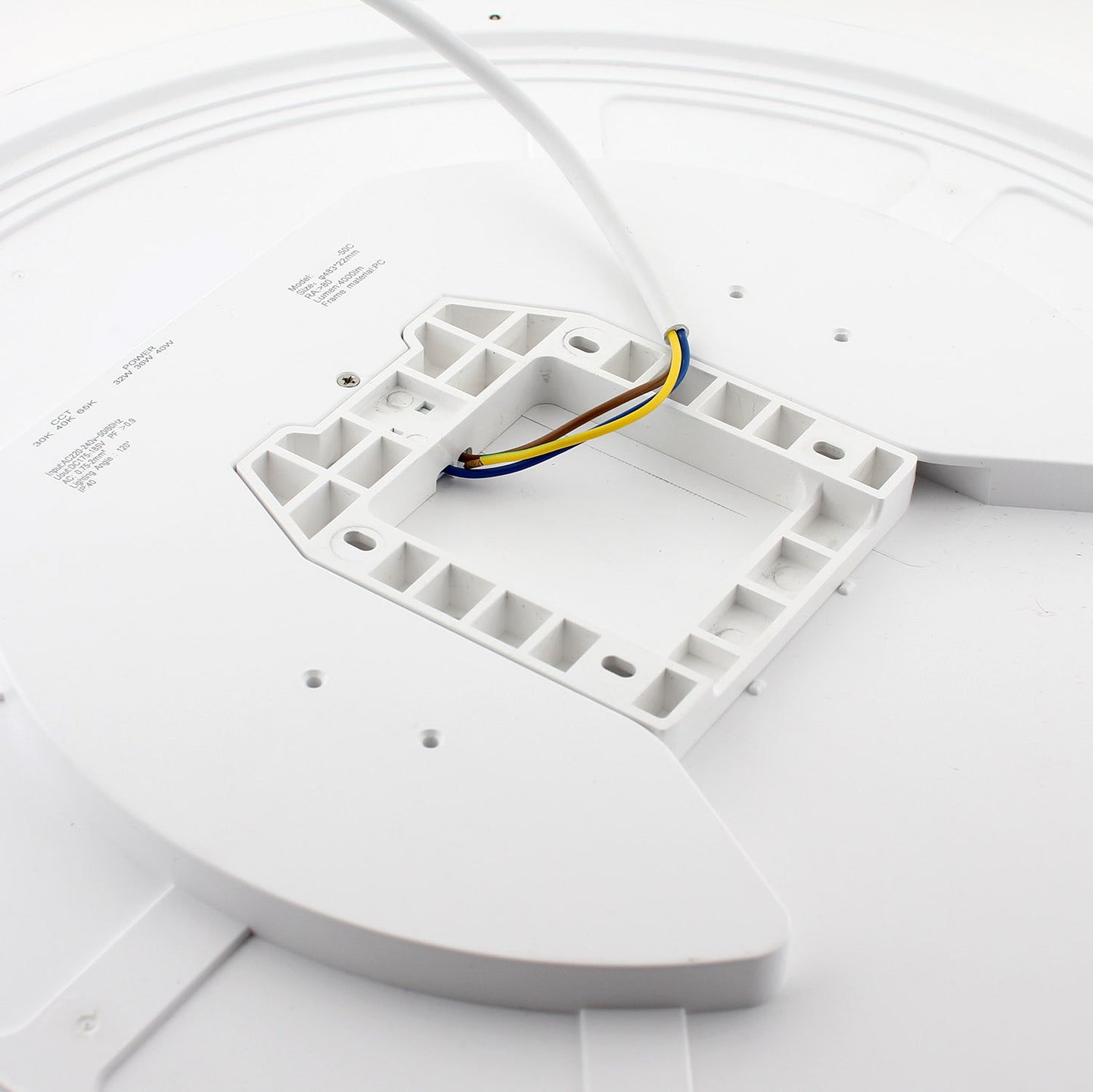 Plafón o colgante circular 580mm CCT multi-potencia 40/48w