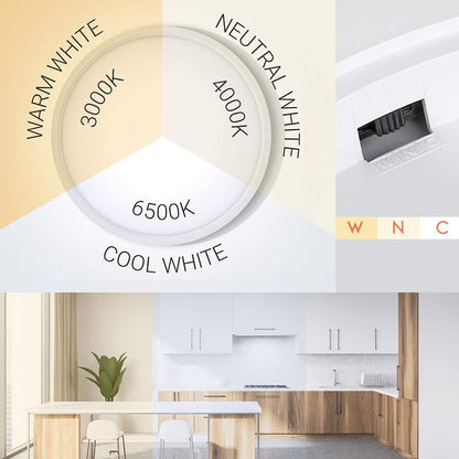 Plafón o colgante circular 580mm CCT multi-potencia 40/48w