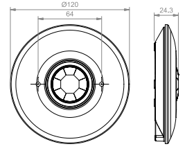 Detector presencia profesional