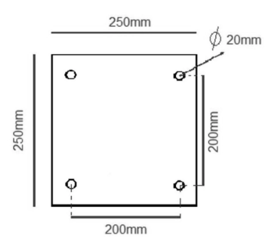 Columna 4 mts galvanizada