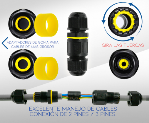 Connector estanc IP68