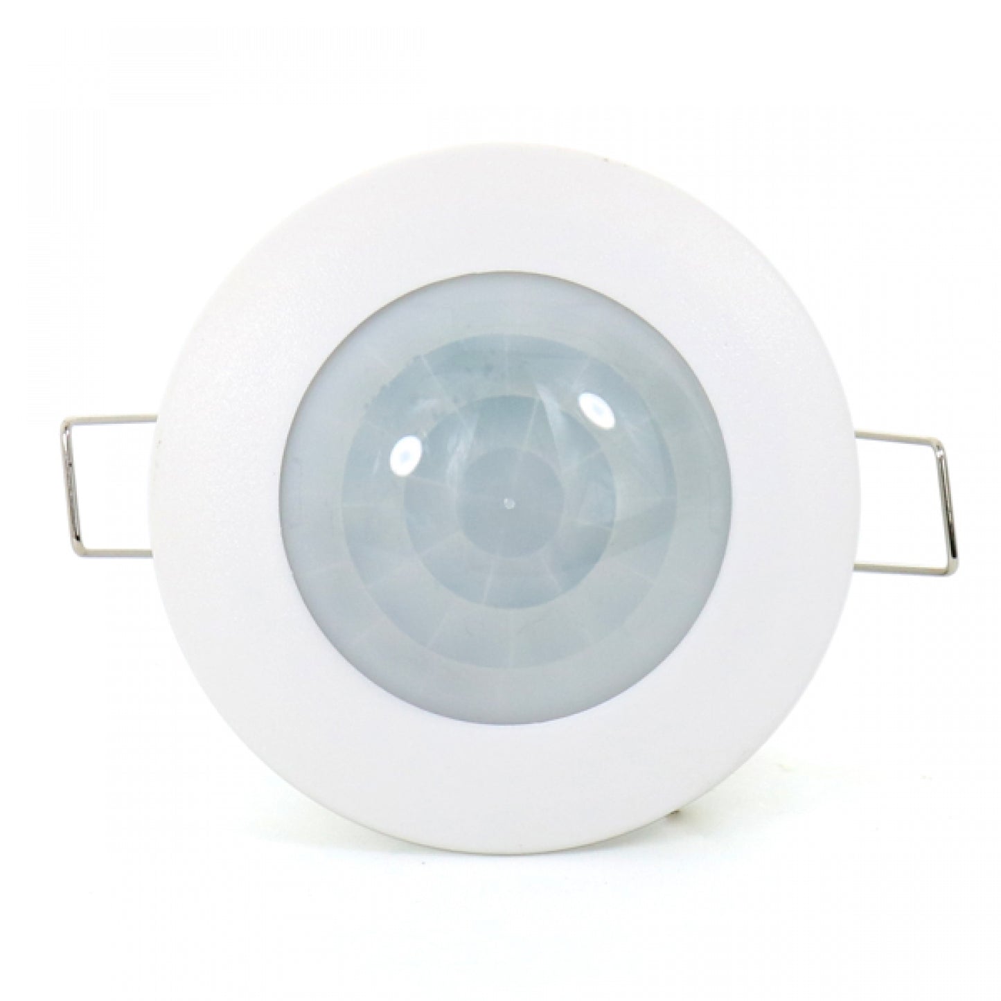 Detector de movimiento infrarrojo (PIR) para instalación en techos interiores, con grado de protección IP20. Su sensor infrarrojo permite detectar cuando alguien ingresa en su campo en un ángulo de 360° y un rango de distancia de hasta 8 metros. Identifica la luz de noche o de día, lo que permite aprovechar eficazmente la energía de los productos LED.
Potencia máxima soportada de 600W (LED) y 1200W (incandescente).