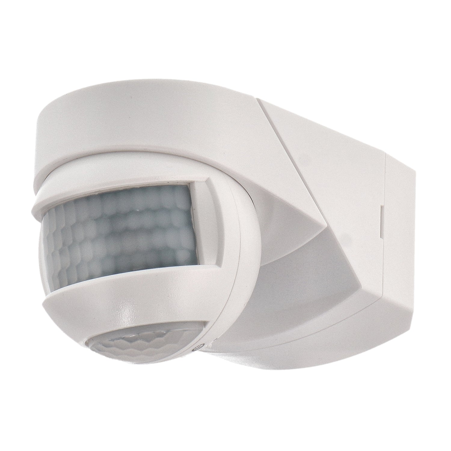 Detector de Movimiento PIR de 180º para superficie. Ideal para exteriores e interiores, este dispositivo cuenta con un diseño elegante y discreto en color blanco, fabricado en resistente policarbonato (PC), que asegura durabilidad y resistencia. Con una protección para exterior IP44