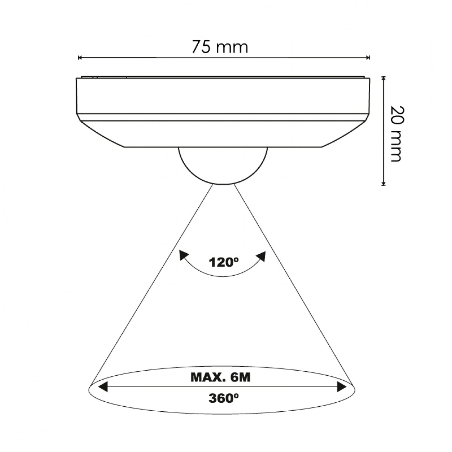 Detector mini superficie