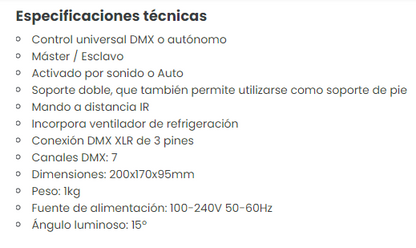 Proyector espectáculos disco