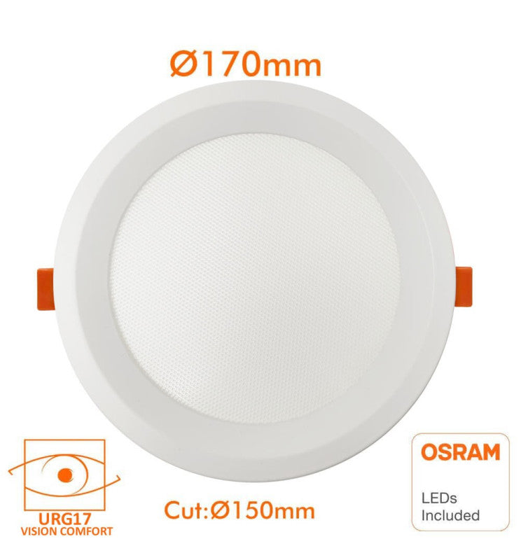 Downlight profesional UGR17 16w Osram