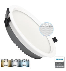 Downlight Profesional UGR17 40w alto flujo Philips
