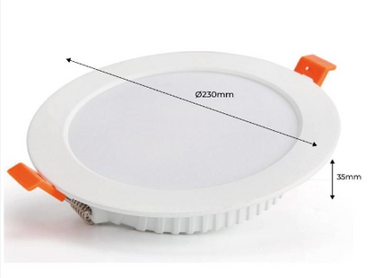Downlight circular blanco 25w