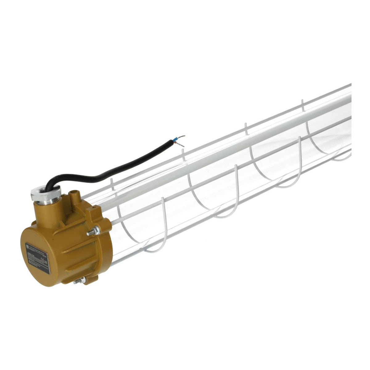 Pantalla estanca para 1 tubo  led  con normativa ATEX y RoHS de uso seguro en zonas peligrosas (Zonas 1, 2, 21 y 22). 
Fabricada en ABS + PS y pantalla policarbonato. Grado de protección IP65. 
Compatible exclusivamente con tubos LED T8 (no incluido). 
Certificación ATEX: Apta para zonas 1 y 2 (gases) + zonas 21 y 22 (polvo).
