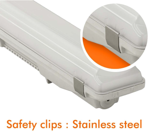 Pantalla regleta estanca 150cm con sensor de movimiento PIR. Potencia ajustable de 25 a 44w. Driver y leds Osram de alta calidad. IP66 y 5 años  de garantía