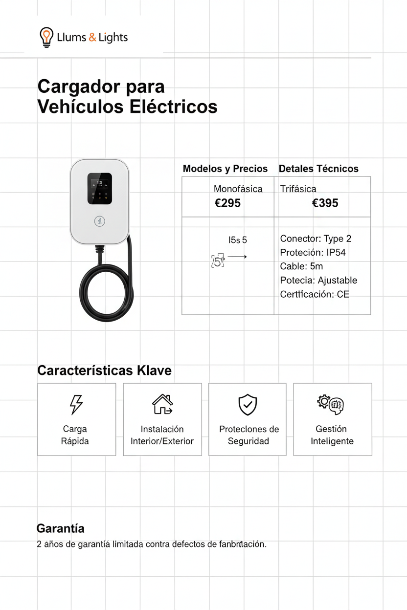 Ficha Técnica Cargador EV