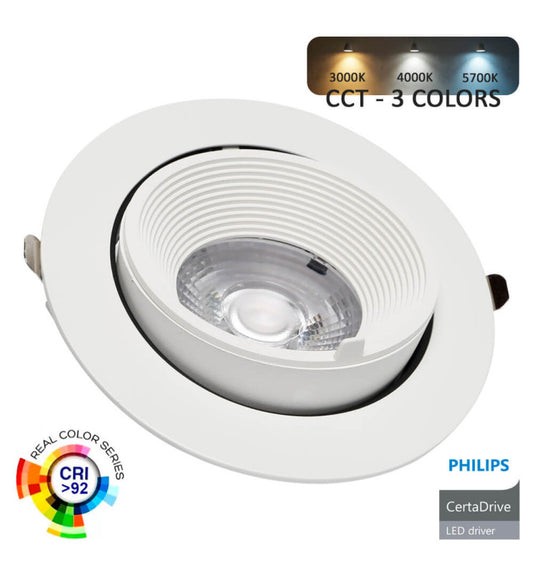 Downlight foco empotrable 25w orientable