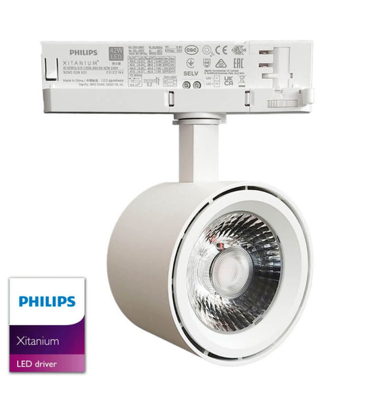 Foco carril trifásico 36/38/40w Philips