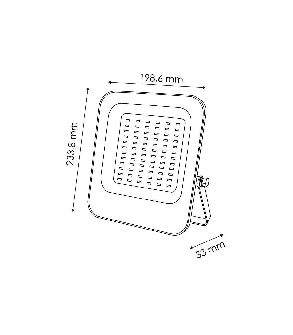 Proyector exterior 100w "eco" Osram