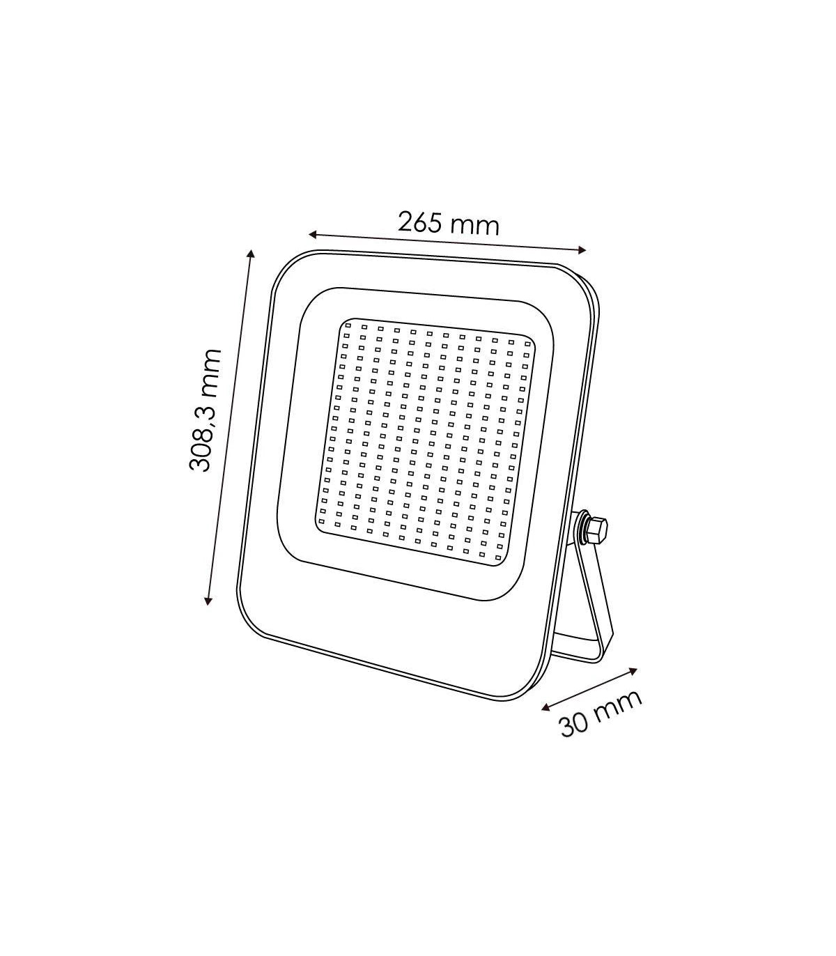 Proyector exterior 200w "eco" Osram