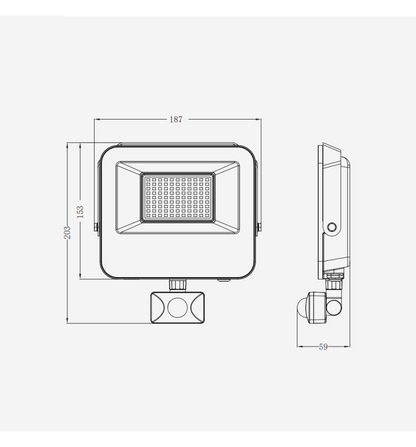Iluminación de seguridad en entradas, patios, garajes y zonas residenciales,
jardines y exteriores, proporcionando visibilidad y seguridad en senderos y accesos. Naves industriales y almacenes, mejorando la iluminación en áreas de carga y descarga. Zonas de estacionamiento, garantizando una visibilidad óptima y mayor seguridad.