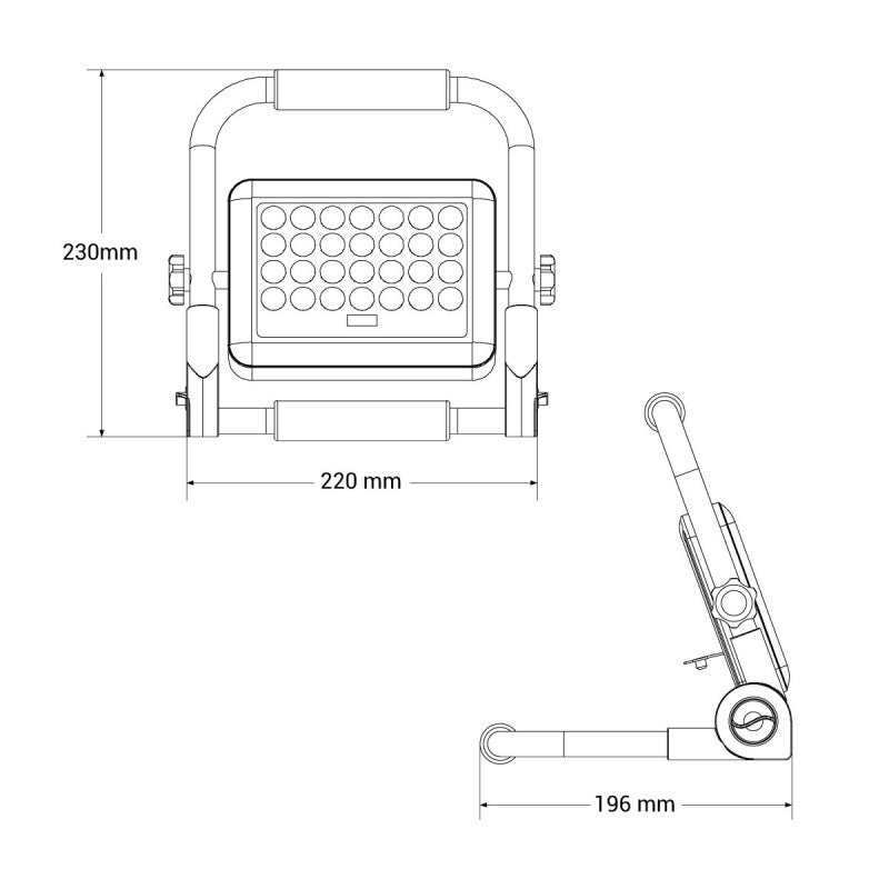 Proyector portátil recargable