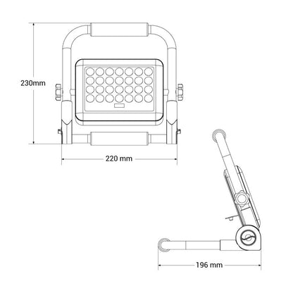 Proyector portátil recargable