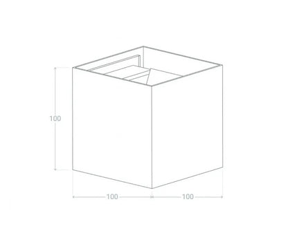 Aplique exterior up/down