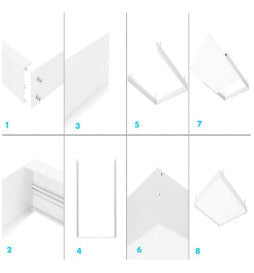 Marco superficie panel 120x30