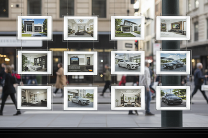 Kit expositor LED en escaparate