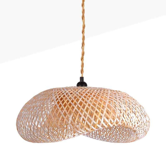 Colgante de mimbre natural