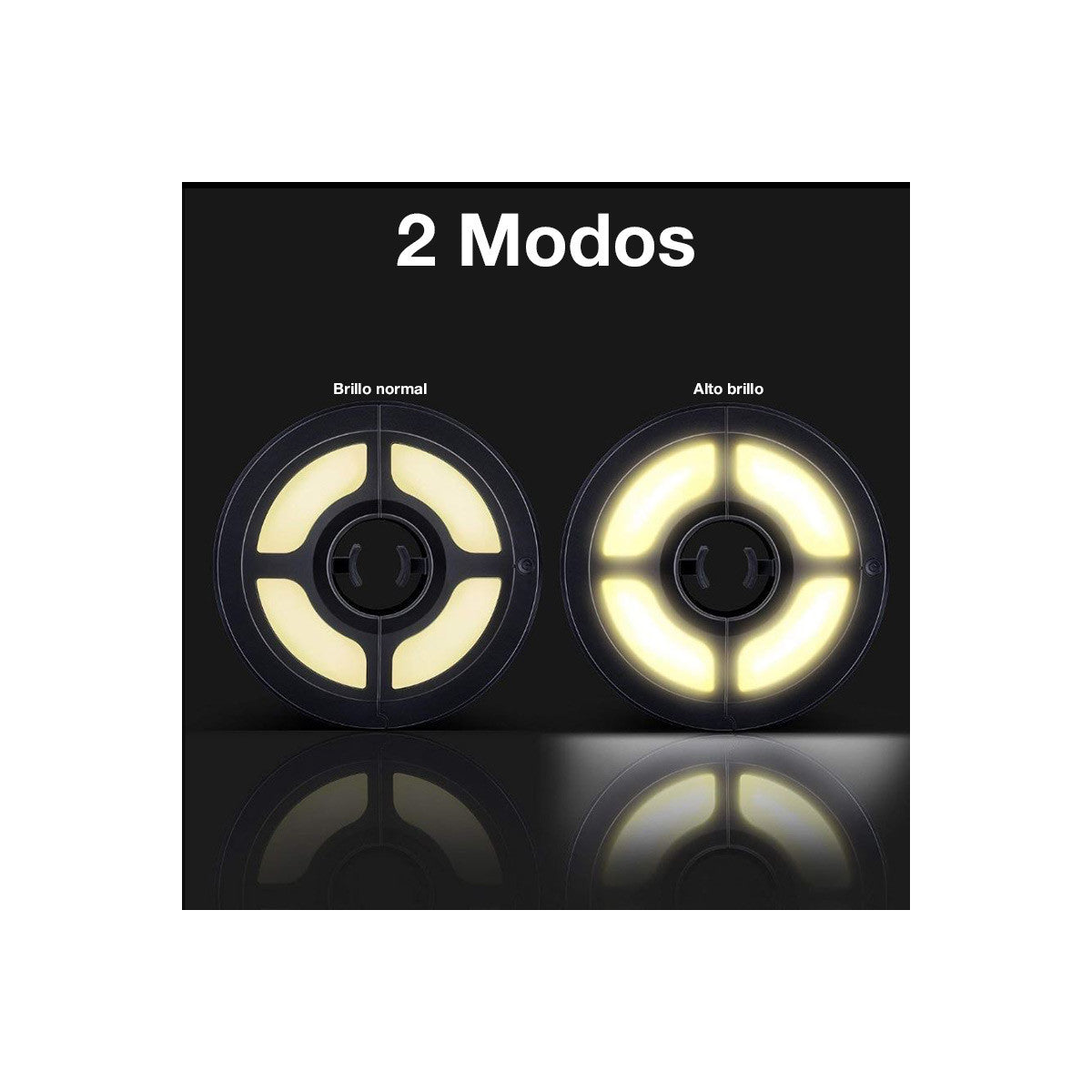 Llum LED per a Paraigua i Parasol 1,5W | Pack 2 Unitats | Sense Fils | Terrasses i Hostaleria