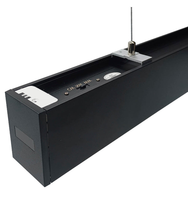 Pantalla lineal led CCT línea contínua negra