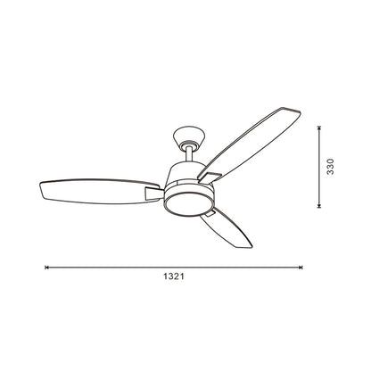Ventilador techo con luz big