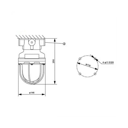 Luminaria Industrial ATEX