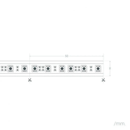 Tira led 5 mts 24v