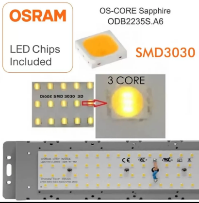 Módulo led 50w vial