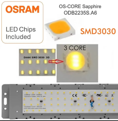 Módulo led Osram 50w vial