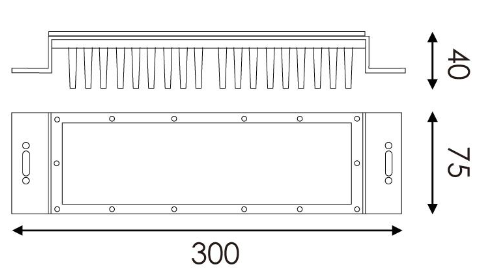 Módulo led 50w vial