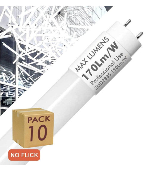 Tubo led 120cm 20w alto flujo (pack)