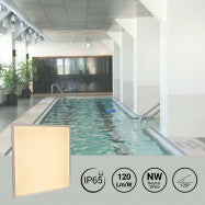 Pack de 2 Paneles LED Empotrables de 60x60cm y 40W es una solución de iluminación eficiente y moderna, con clasificación IP65, ideal para salas blancas y zonas con humedad y condensación de vapor. Con un flujo luminoso de 4400 lúmenes y un sistema de retroiluminación backlight, garantiza una iluminación clara y uniforme. Equipado con un driver Philips CertaDrive de uso profesional, ofrece una iluminación sin flicker.
El panel LED tiene un ángulo luminoso de 120º y un CRI > 80.