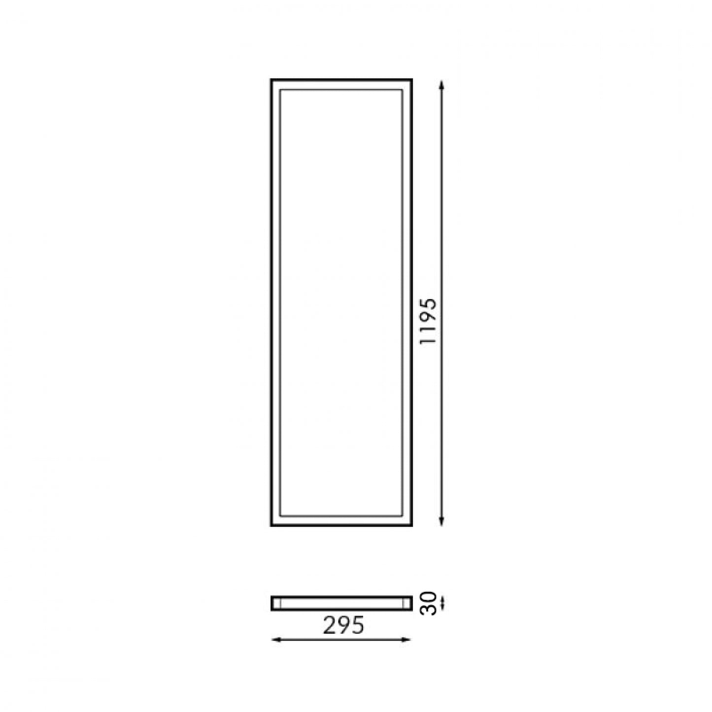 Panel led 120x30cm