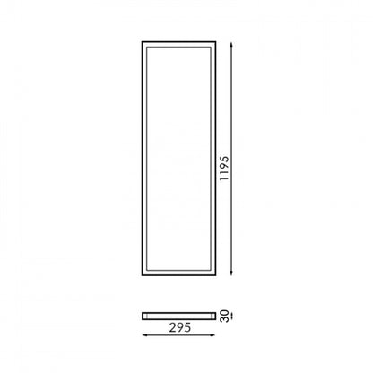Panel led 120x30cm