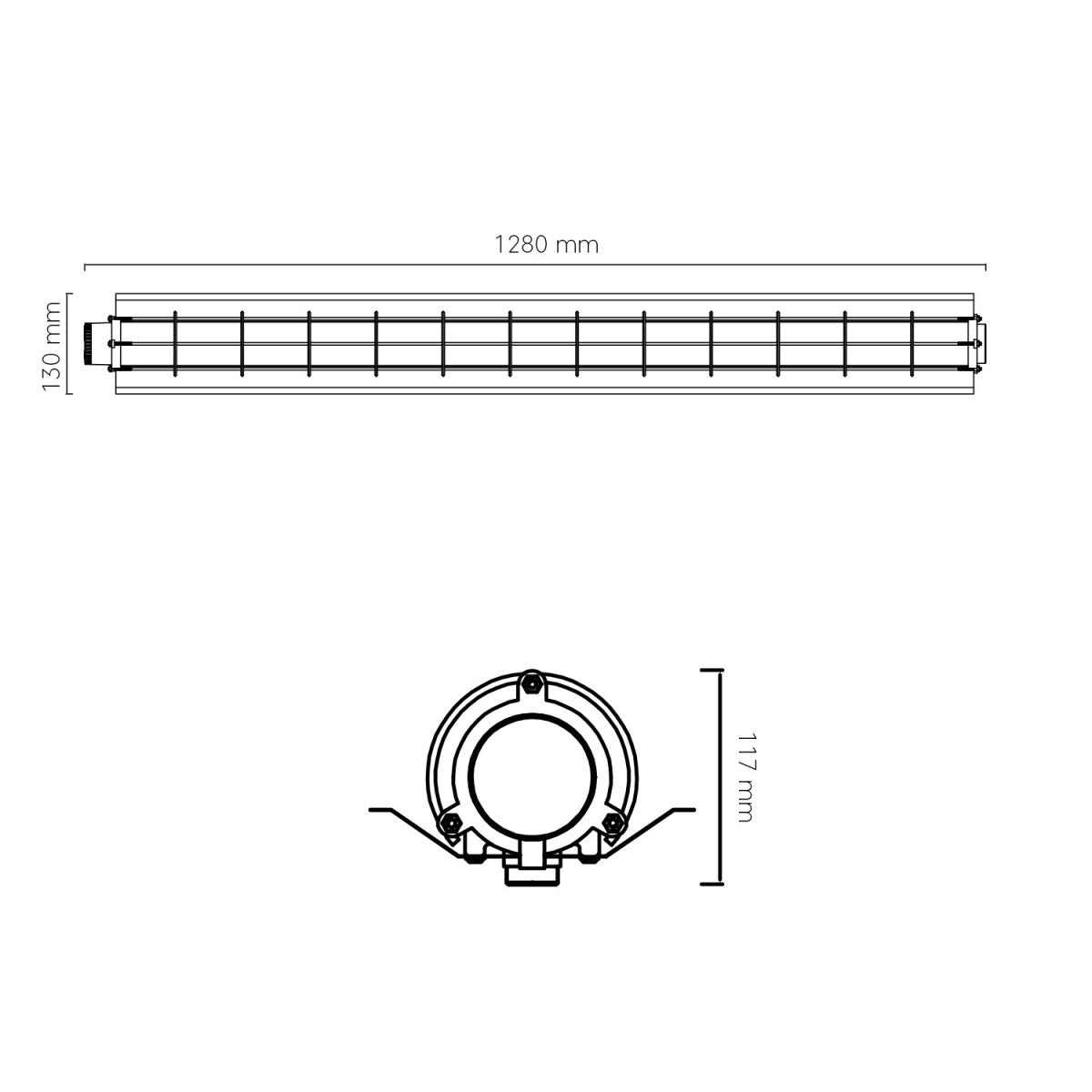 Pantalla estanca para 1 tubo  led  con normativa ATEX y RoHS de uso seguro en zonas peligrosas (Zonas 1, 2, 21 y 22). 
Fabricada en ABS + PS y pantalla policarbonato. Grado de protección IP65. 
Compatible exclusivamente con tubos LED T8 (no incluido). 
Certificación ATEX: Apta para zonas 1 y 2 (gases) + zonas 21 y 22 (polvo).
