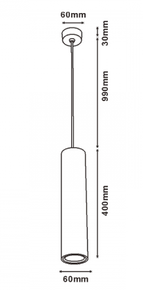 Colgante tubular