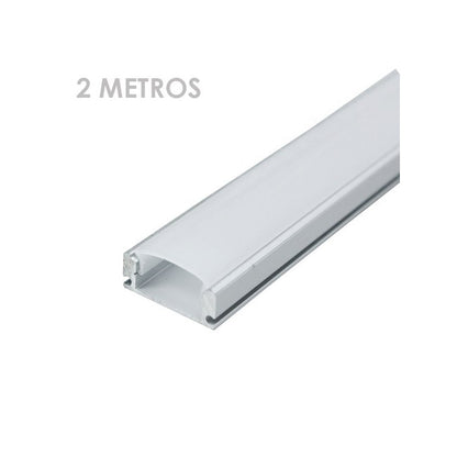 Perfil aluminio plano (pack)