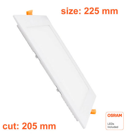 Downlight cuadrado 24w Osram