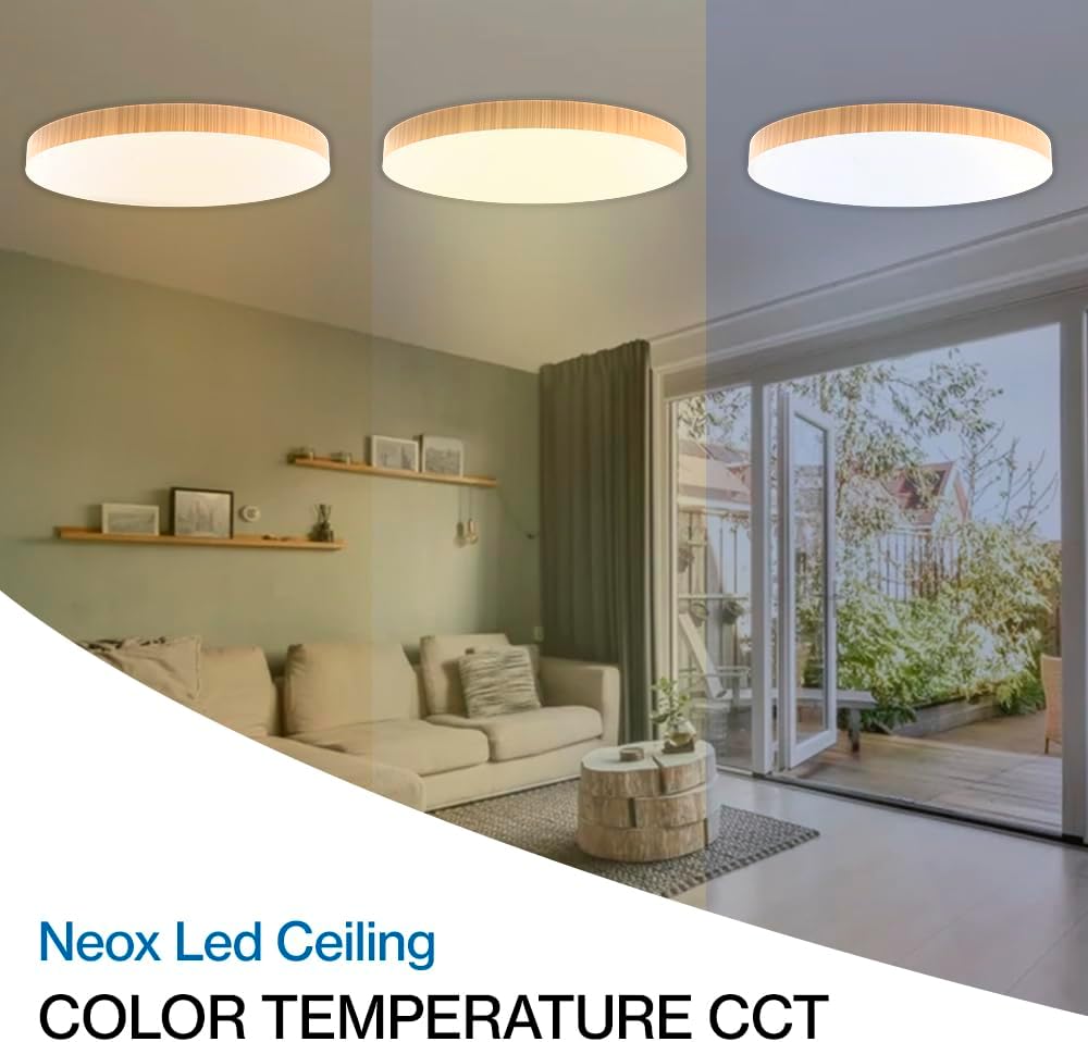 Plafón led superficie circular 50w CCT 500mm