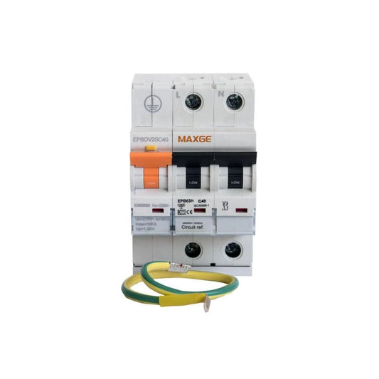 Protector IGA + sobretensiones P+T 2polos