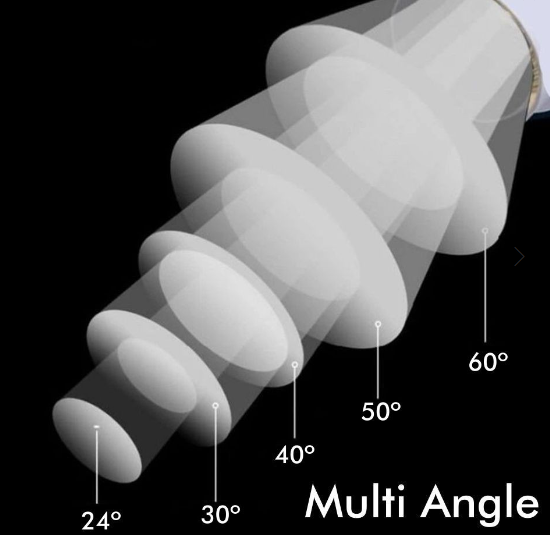 Foco Carril LED Trifásico 30W Regulable TRIAC CCT Multiángulo 15-60º incorpora una fuente COB avanzada, y permite cambiar el ángulo del haz de luz entre 15-60º. La calidad de su haz de luz es excepcional, asegurando una reproducción de colores fiel y sin distorsiones. Es ideal para enfatizar detalles como cuadros en galerías o exhibiciones en vitrinas de tiendas.