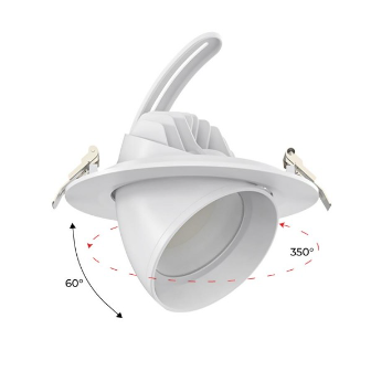 Downlight orientable redondo