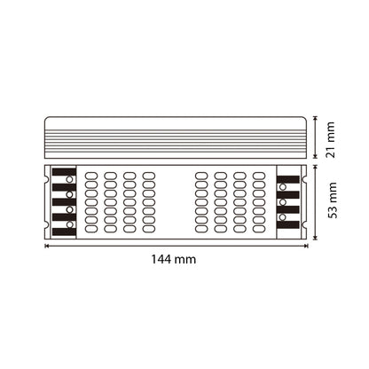 Alimentador 24v slim