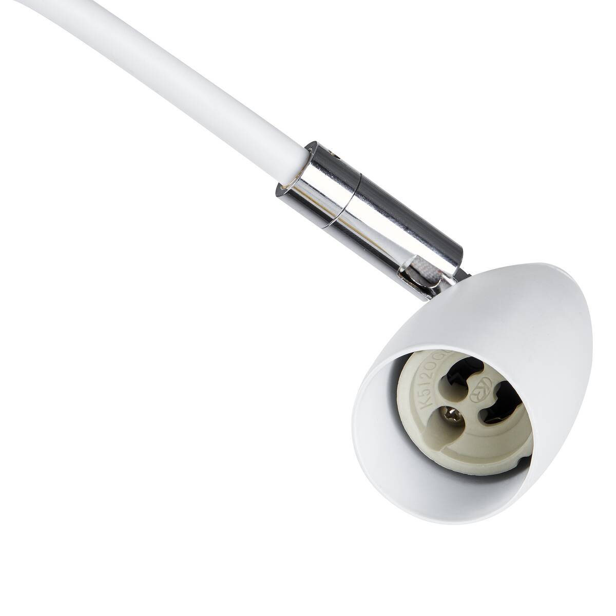 Aplique LED Display Blanco GU10 Orientable - Luminaria de Pared Moderna