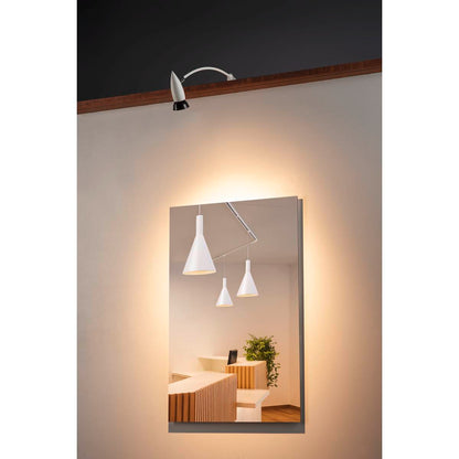 Aplique LED Display Blanco GU10 Orientable - Luminaria de Pared Moderna